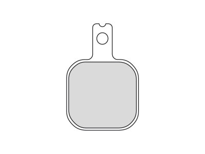 Road Platinum Mid-Metallic Brake Pads Organic