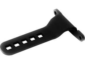 Wide Headlight Relocation Bracket Black Powder Coated