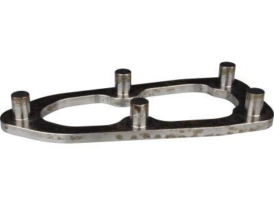 EFI Fuel Pump Weld-In Gas Tank Bracket for Sportster Models Weld-In, Steel, Raw