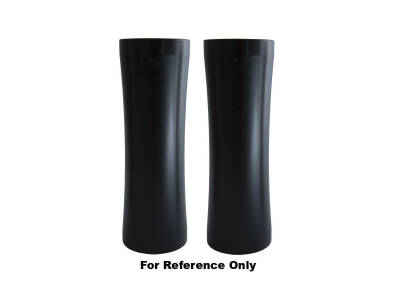 Curved Upper Fork Cover Chrome