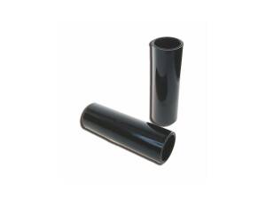 Straight Upper Fork Cover Black Gloss Powder Coated