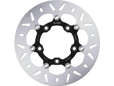 Disc Round DF FLV Floating Brake Disc 5-Hole Black Rear