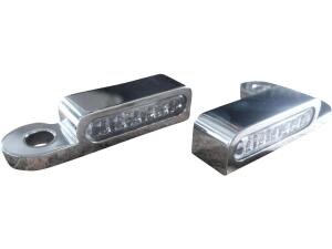 OEM Hand Control LED Turn Signals Chrome Clear LED