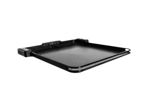 ALL-INN 2.0 License Plate Base Plate Turn Signal/Brake Light/Taillight and License Plate Light, German Size 200x180mm Black Anodized