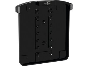 ALL-IN-ONE MICRO License Plate Base Plate 3 in 1 and License Plate Light, German Size 200x220mm Black Anodized