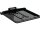 ALL-IN-ONE MICRO License Plate Base Plate 3 in 1 and License Plate Light, German Size 200x220mm Black Anodized