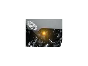 Nano ST Series LED Turn Signal/Position Light Anodized Black Smoke LED