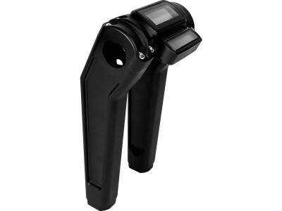 Performance Club Style Riser Kit 9" Height, 1" Handlebar Clamp for Digital Instrument Black Satin