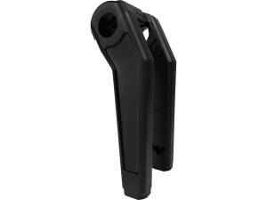 Performance Club Style Riser Kit 9" Height, 1 1/4" Handlebar Clamp for Digital Instrument Black Satin