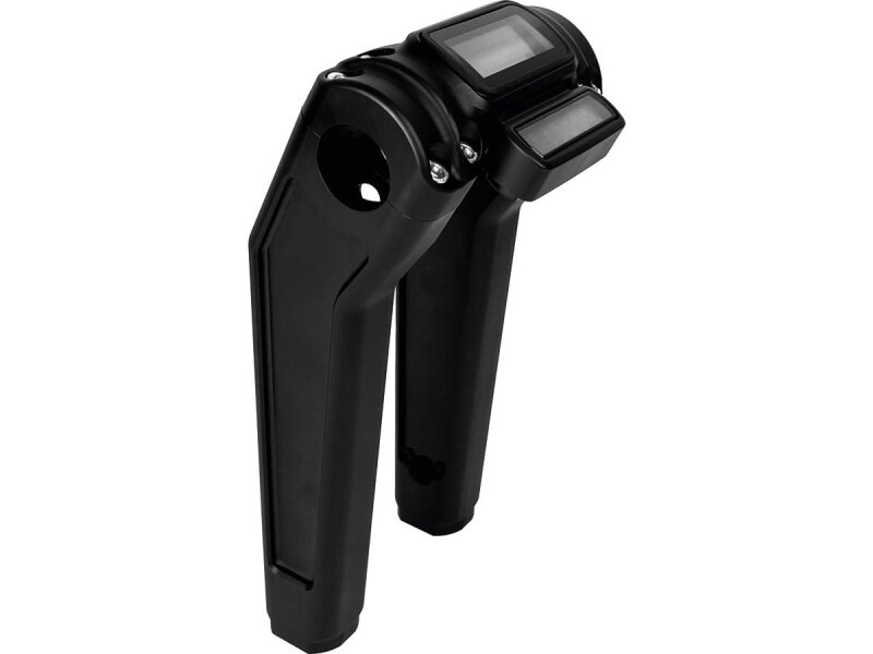 Performance Club Style Riser Kit 7" Height, 1 1/4" Handlebar Clamp for Digital Instrument Black Satin