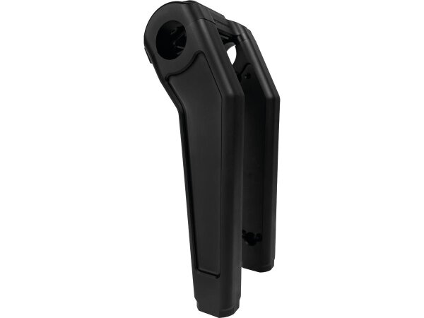 Performance Club Style Riser Kit 7" Height, 1 1/4" Handlebar Clamp for Digital Instrument Black Satin