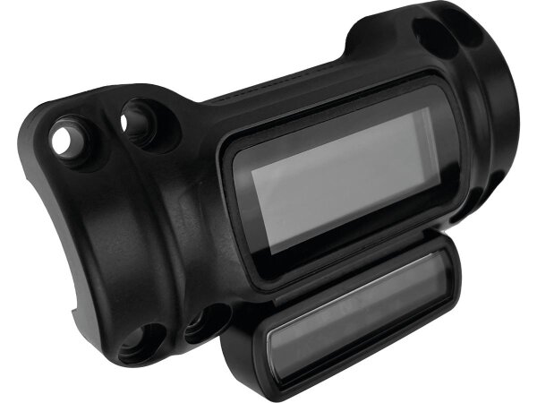 Performance Club Style Riser Kit 7" Height, 1 1/4" Handlebar Clamp for Digital Instrument Black Satin