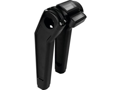 Performance Club Style Riser Kit 7" Height, 1 1/4" Handlebar Clamp for Digital Instrument Black Satin