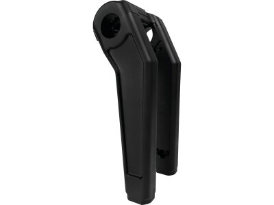 Performance Club Style Riser Kit 7" Height, 1 1/4" Handlebar Clamp for Digital Instrument Black Satin