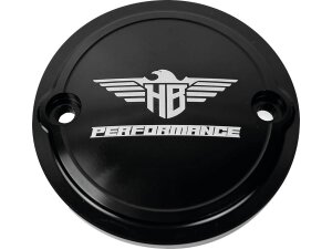 Performance Timer Cover 2-Hole Gloss Black Anodized