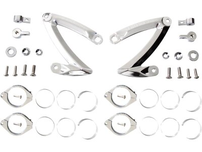 Z-Style Headlight Bracket Chrome