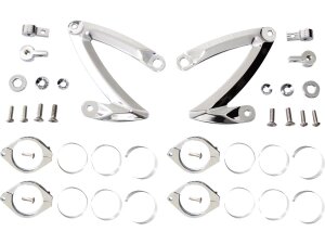 Z-Style Headlight Bracket Chrome