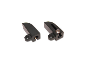 Turn Signal Bracket For 35 - 37 mm fork tubes Black