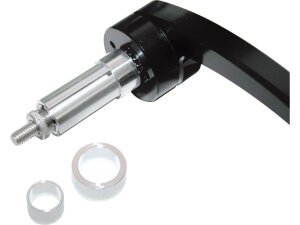 Victory Evo Bar End Mirror 130 mm stem Black, Anodized