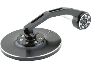 Conero Bar End Mirror 118 mm stem Black, Anodized