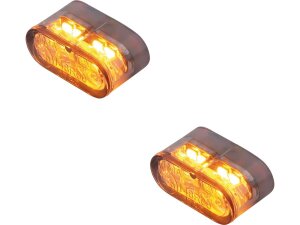 Little Star-MX1 PRO Modul Turn Signal/Position Light Height(mm): 8,5 , Width(mm): 20 , Depth(mm): 10, Approved for front, vertical and horizontal installation Tinted LED