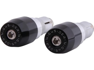 Bar End Weights Evo Black Aluminium