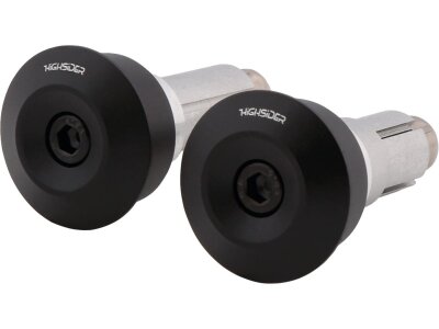 Bar End Weights Dot Blast Black Satin Aluminium
