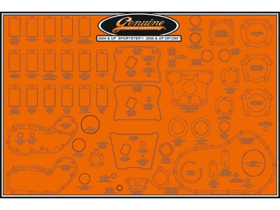 Gasket Board for XR1200/2004+Sportster Gasket Board
