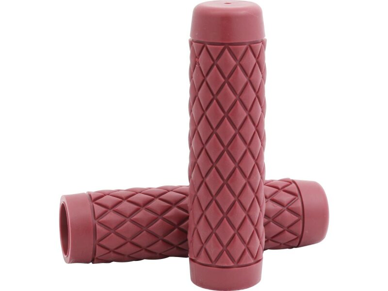 Knucks Grips Dark Red 1" Throttle By Wire Throttle Cables