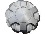 Techno Gas Cap Silver