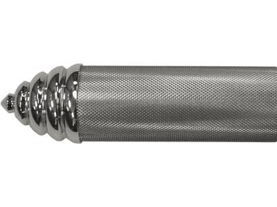 Grip End Caps Style D Chrome 1"