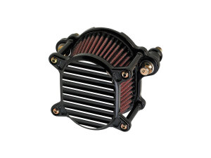 Omega Finned Air Cleaner Black