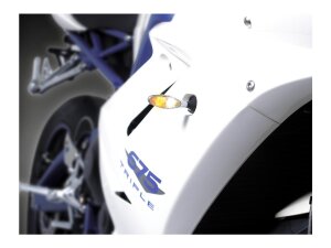 Micro 1000 PL LED Turn Signal/Position Light Black Clear LED
