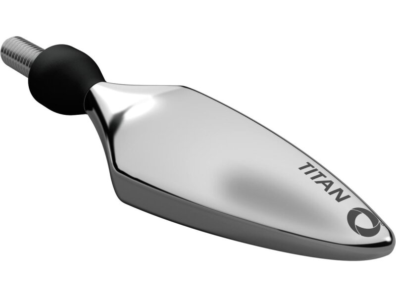 Micro Rhombus Titan LED Turn Signal Front Left/Rear Right Titanium Polished Clear LED
