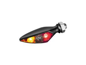 Rhombus S Dark LED Turn Signal/Taillight/Brake Light Rear...