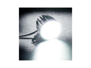 Dayron i Blinker, Tagfahr- und Positionslicht Classic (warm white), M8 Adapter Black