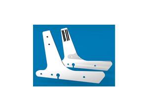 Sissy Bar Side Plates Chrome