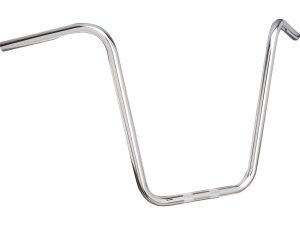 18 Ape Hanger Handlebar Dimpled Chrome 1"
