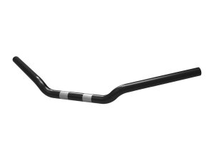 1" Low-Rise Drag Handlebar Non-Dimpled Black Powder Coated 1"