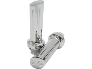 Thriller Grips Chrome 1" Throttle Cables