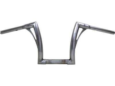 280 Medium Flow Bar Super Fat Handlebar for M8 Softail with 1 1/4" Clamp Diameter 3-Hole Raw 1,4" Throttle By Wire