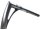 380 Tall Flow Bar Super Fat Handlebar for Road Glide with 1 1/4" Clamp Diameter 3-Hole Raw 1,4" Throttle By Wire