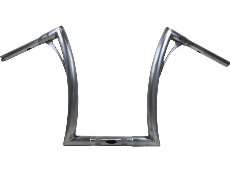 430 Extra Tall Flow Bar Super Fat Handlebar for Road Glide with 1 1/4" Clamp Diameter 3-Hole Raw 1,4" Throttle By Wire