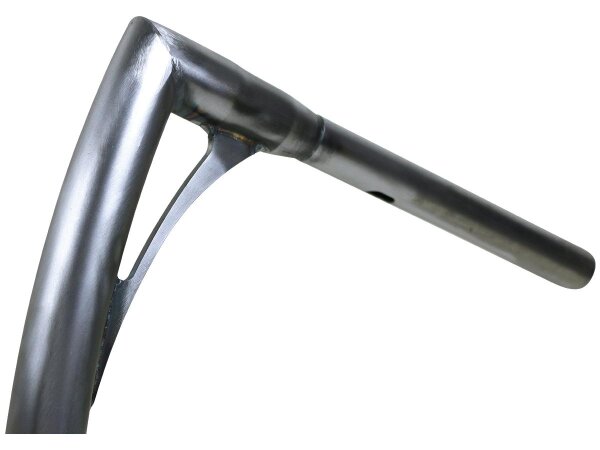 430 Extra Tall Flow Bar Super Fat Handlebar for Road Glide with 1 1/4" Clamp Diameter 3-Hole Raw 1,4" Throttle By Wire