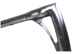 280 Medium Flow Bar Super Fat Handlebar for Road King with 1 1/4" Clamp Diameter 3-Hole Raw 1,4" Throttle By Wire