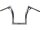280 Medium Flow Bar Super Fat Handlebar for Road King with 1 1/4" Clamp Diameter 3-Hole Raw 1,4" Throttle By Wire