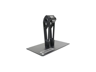 6" Fastback Risers for OE Digital Speedometer Black 1" Anodized