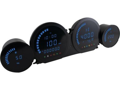 HD-06 4-Meter Instrument Kit Blue Backlight