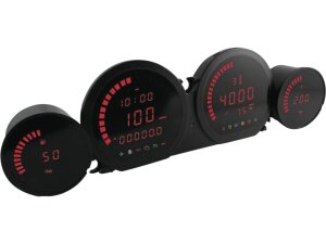 HD-06 4-Meter Instrument Kit Red Backlight