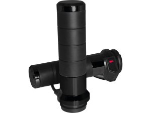 Titan-X Heated Grips Black 1" Throttle By Wire